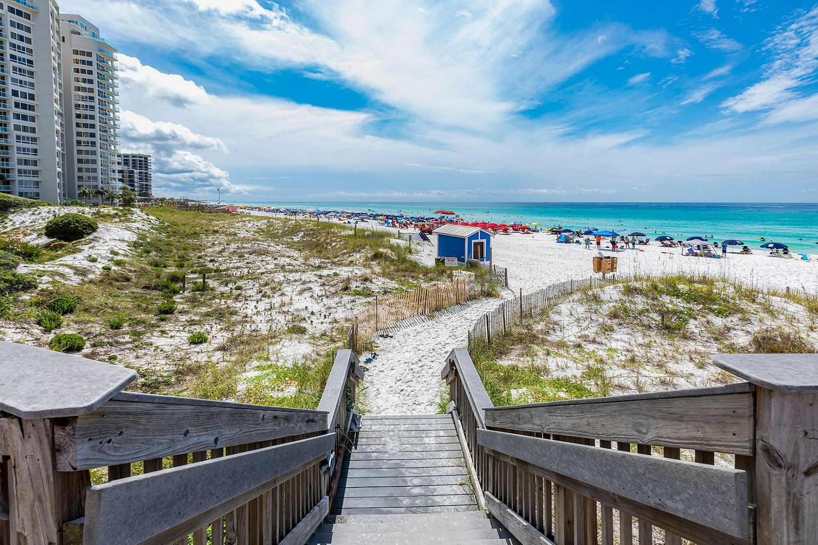 Shore Dreams Vacation Rentals beach stairway